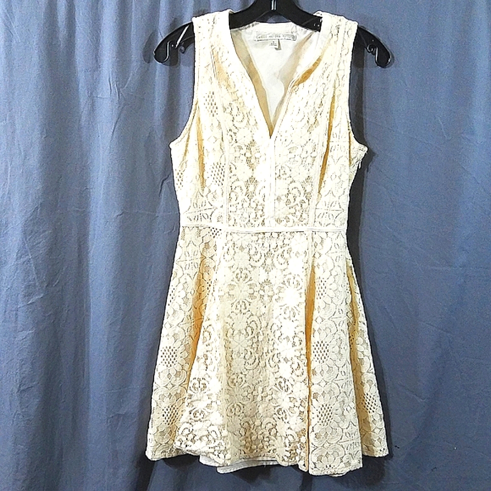 White Dress Lace Ivory Summer Dress